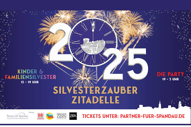 Willkommen zur Silvesterparty auf der Zitadelle Spandau 2024!